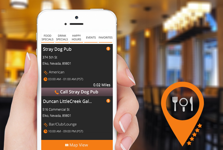 Mobile Restaurant Finder App 